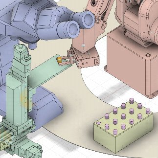 産業用ロボットを用いた自動装置